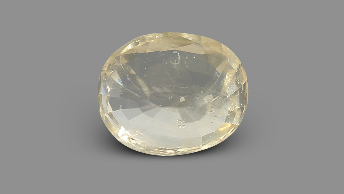 Natural Yellow Sapphire 3.84 Carats / 4.22 Ratti