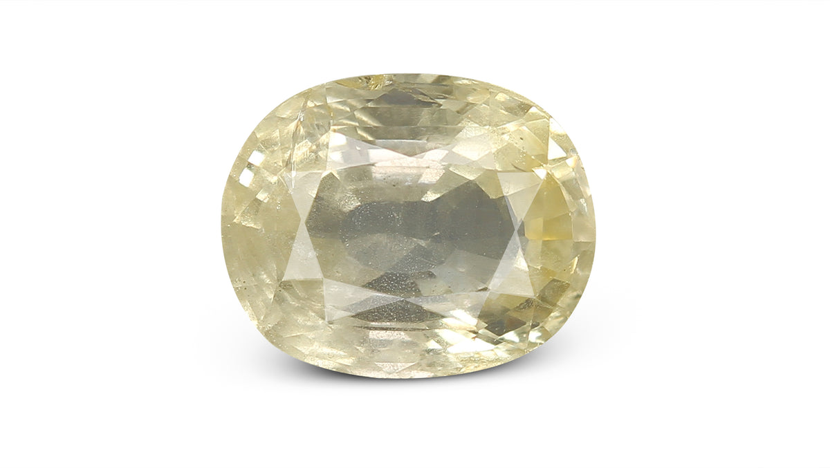 Natural Yellow Sapphire 5.26 Carats / 5.78 Ratti