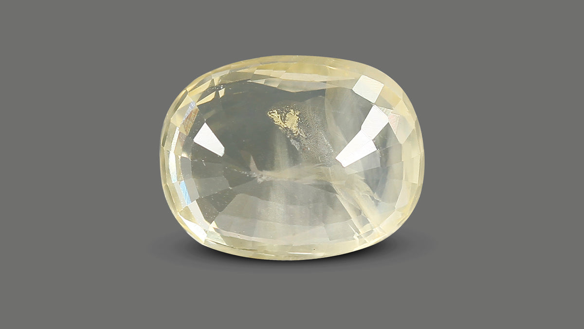 Natural Yellow Sapphire 6.22 Carats / 6.84 Ratti