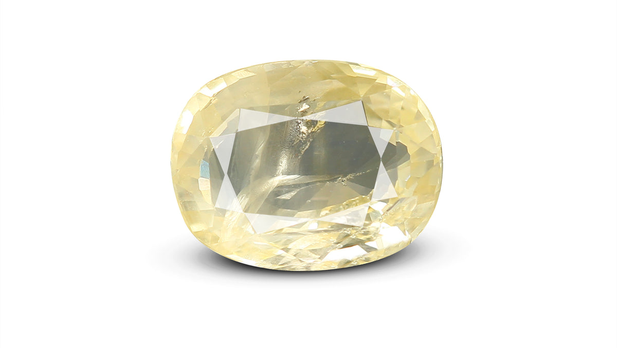 Natural Yellow Sapphire 6.22 Carats / 6.84 Ratti