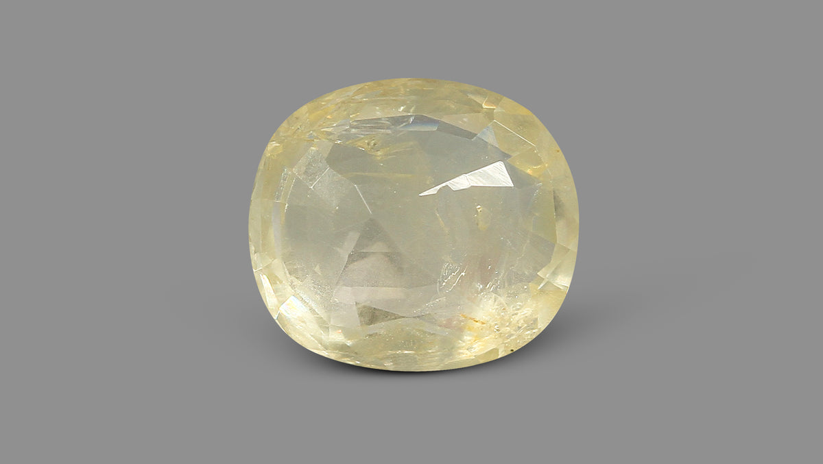 Natural Yellow Sapphire 7.76 Carats / 8.53 Ratti