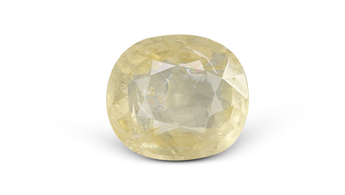 Natural Yellow Sapphire 7.76 Carats / 8.53 Ratti