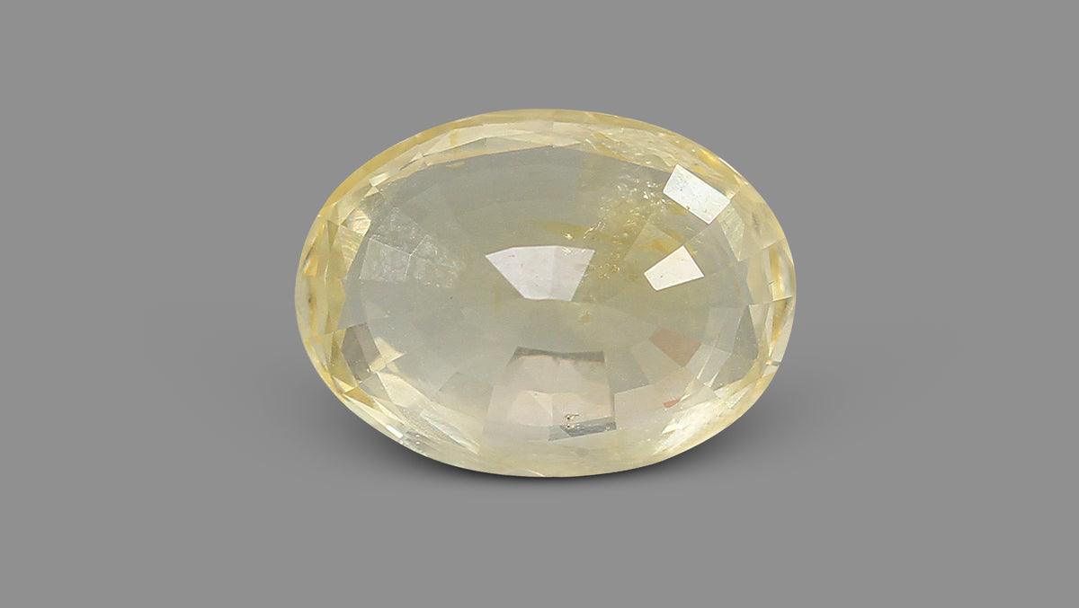 Natural Yellow Sapphire 6.22 Carats / 6.84 Ratti