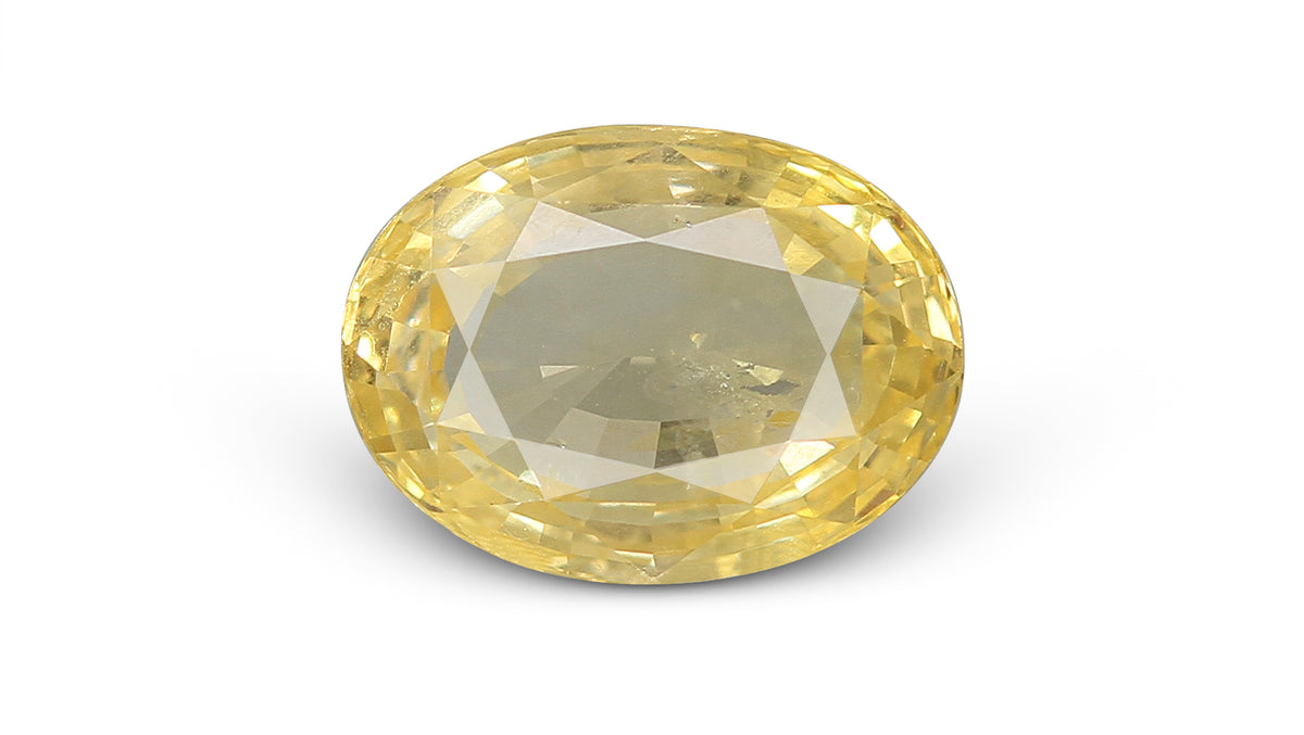 Natural Yellow Sapphire 6.22 Carats / 6.84 Ratti