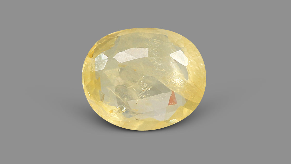 Natural Yellow Sapphire 5.43 Carats / 5.97 Ratti