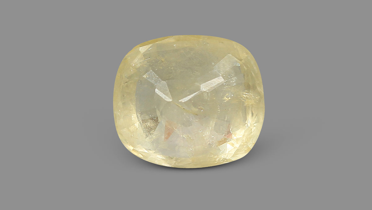 Natural Yellow Sapphire6.33 Carats / 6.96 Ratti