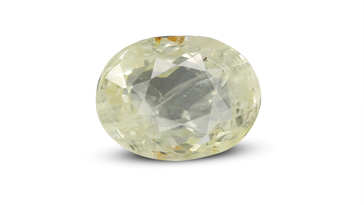 Natural Yellow Sapphire 6.92 Carats / 7.6 Ratti