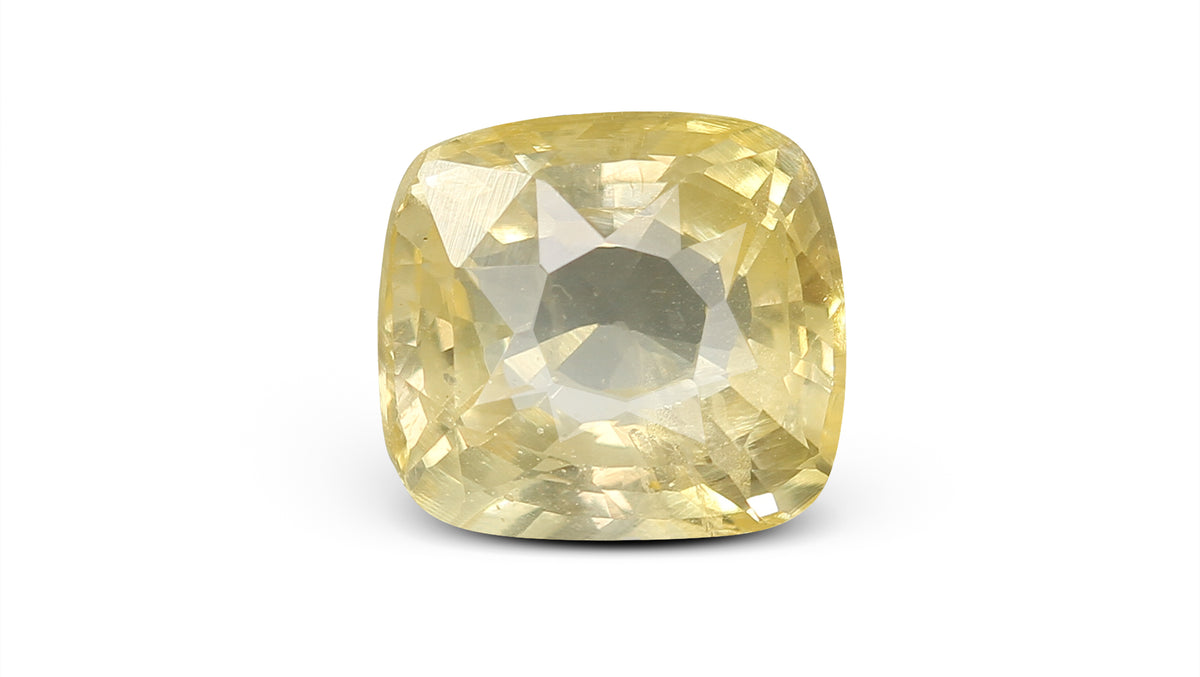 Natural Yellow Sapphire 7.54 Carats / 8.29 Ratti