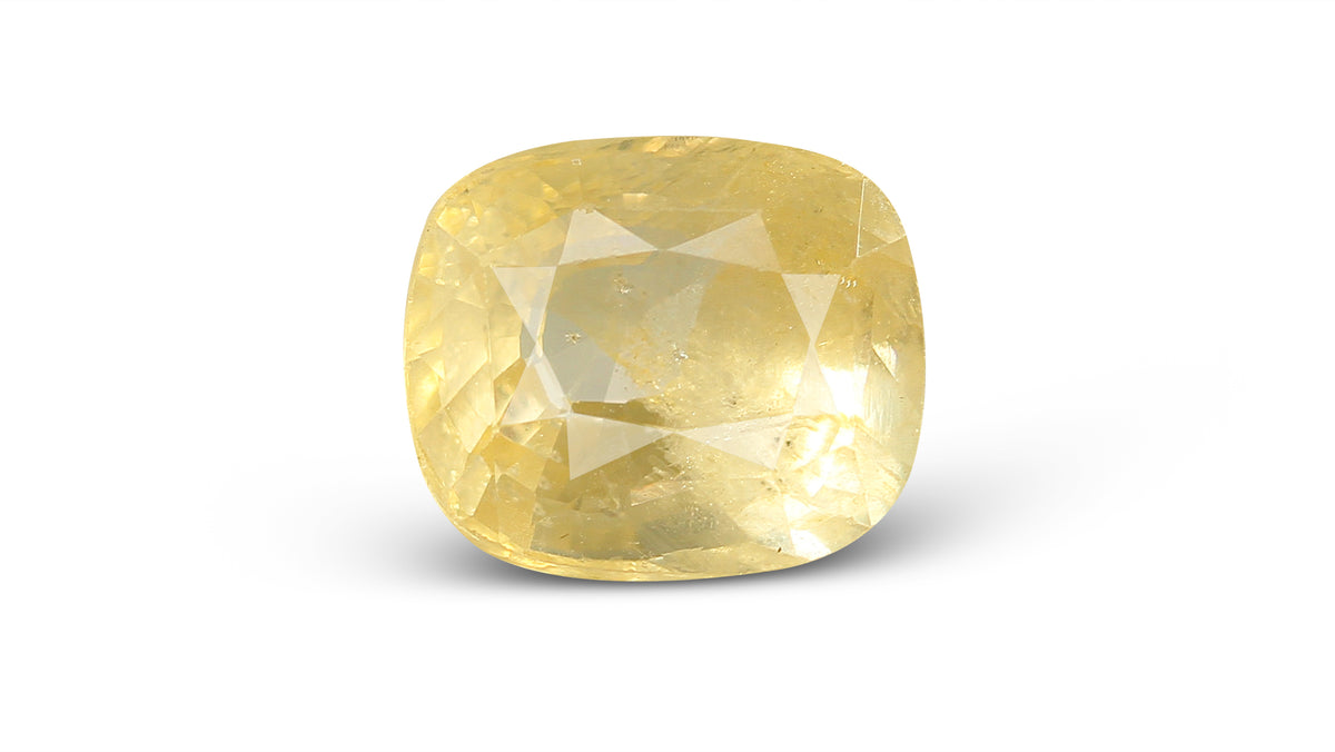 Natural Yellow Sapphire 6.49 Carats / 7.13 Ratti
