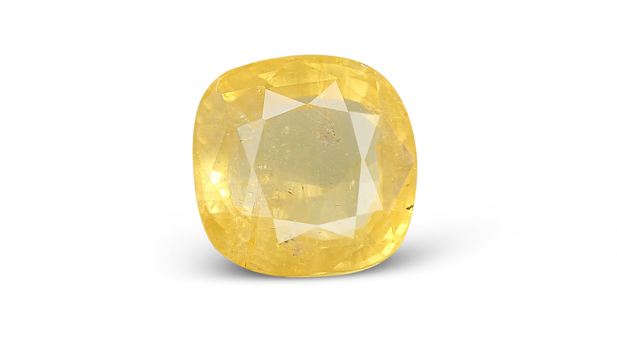 Natural Yellow Sapphire 7.59 Carats / 8.34 Ratti