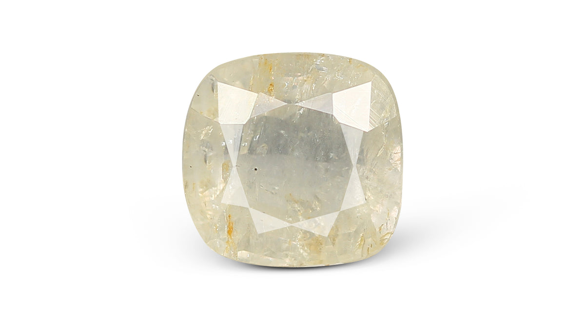 Natural Yellow Sapphire (Pukhraj) 5.92 Carats / 6.51 Ratti