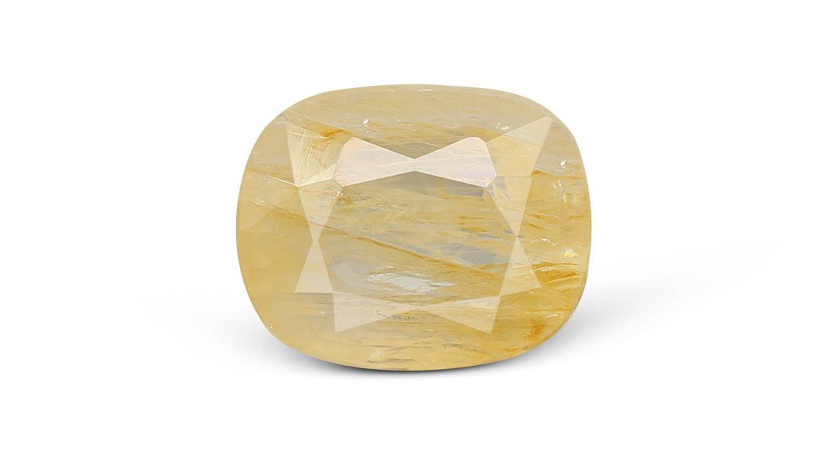 Natural Yellow Sapphire (Pukhraj) 6.30 Carats / 6.92 Ratti