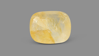 Natural Yellow Sapphire (Pukhraj) 6.39 Carats / 7.02 Ratti