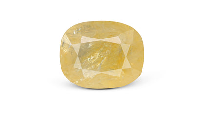 Natural Yellow Sapphire (Pukhraj) 6.72 Carats / 7.38 Ratti