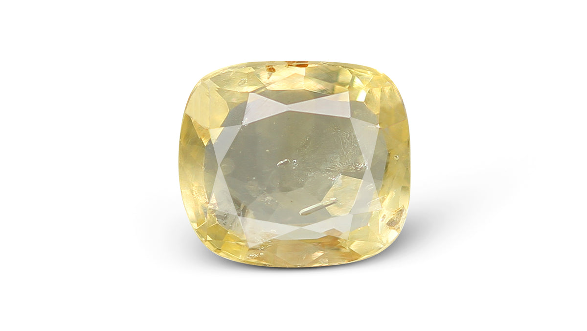 Natural Yellow Sapphire (Pukhraj) 3.90 Carats / 4.29 Ratti