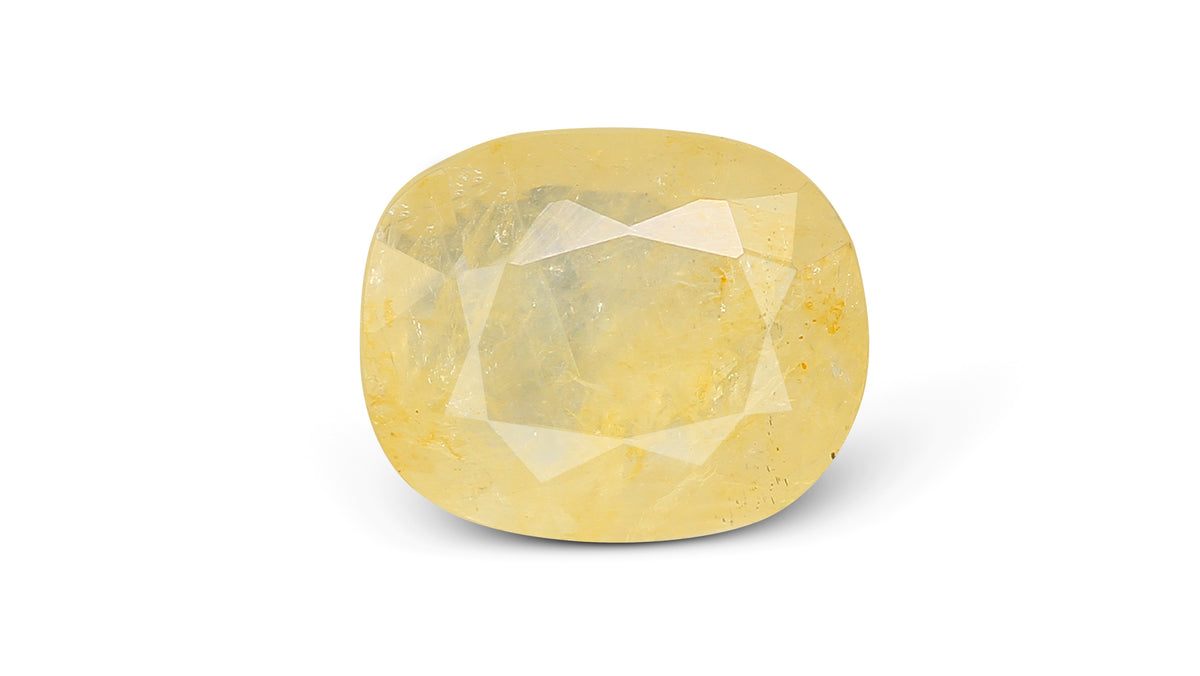 Natural Yellow Sapphire (Pukhraj) 4.52 Carats / 4.97 Ratti