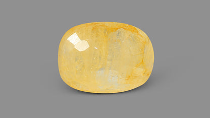 Natural Yellow Sapphire (Pukhraj) 6.58 Carats / 7.23 Ratti