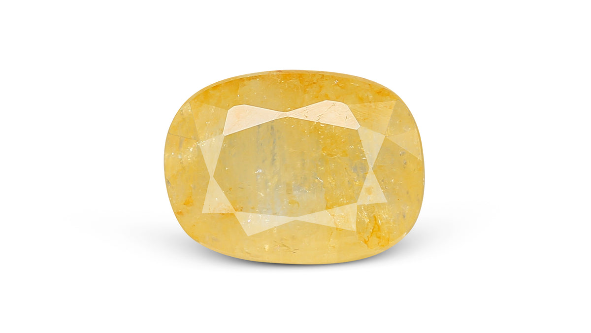 Natural Yellow Sapphire (Pukhraj) 6.58 Carats / 7.23 Ratti