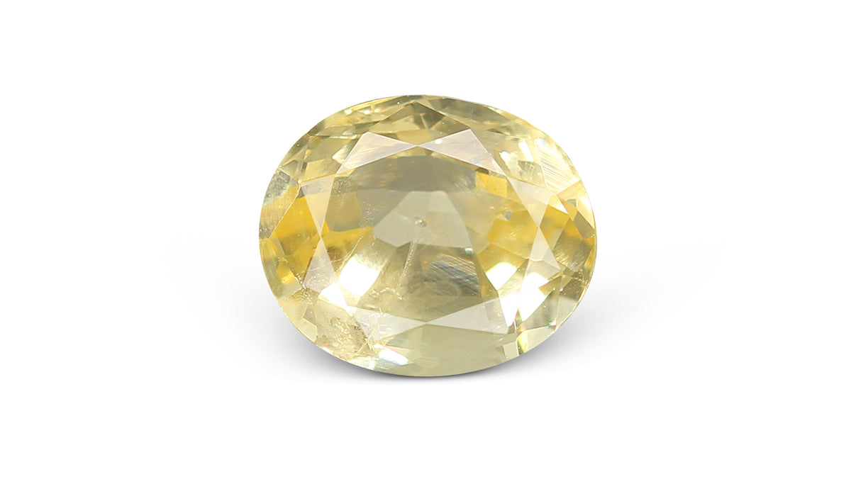 Natural Yellow Sapphire (Pukhraj) 3.74 Carats / 4.11 Ratti