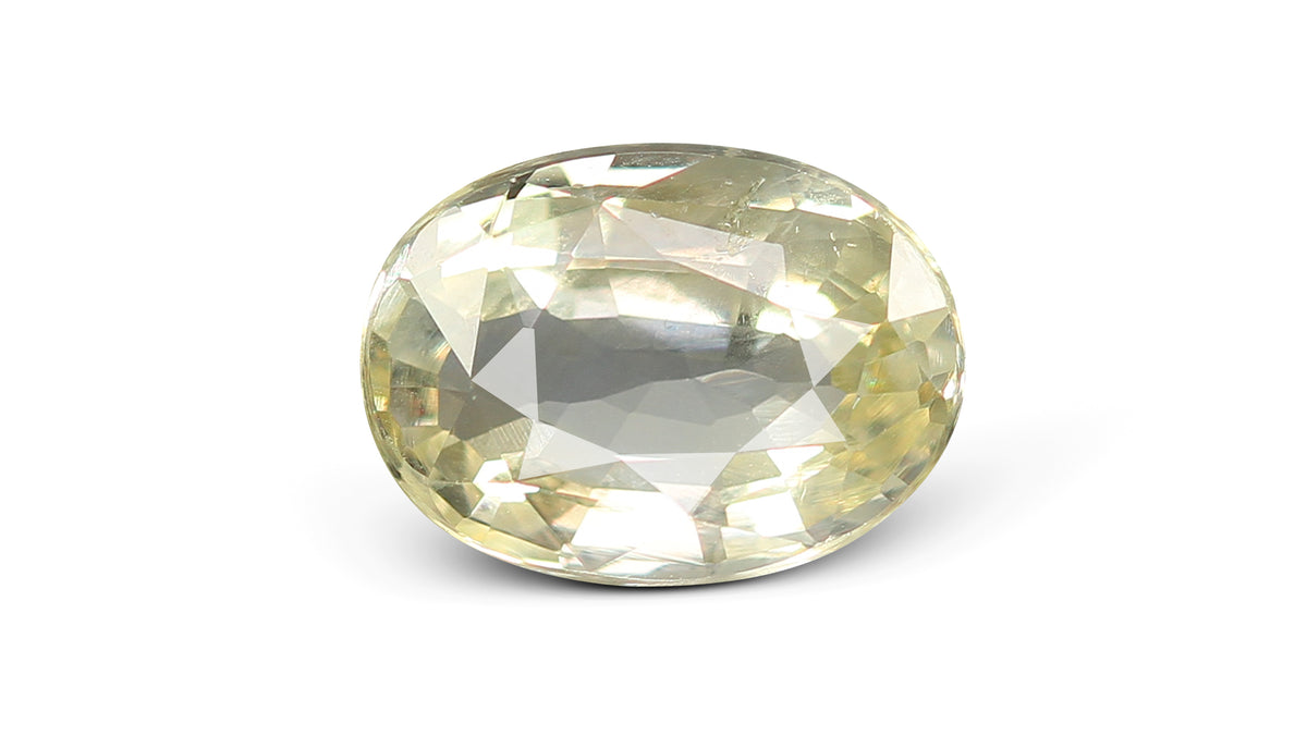 Natural Yellow Sapphire (Pukhraj) 5.02 Carats / 5.52 Ratti