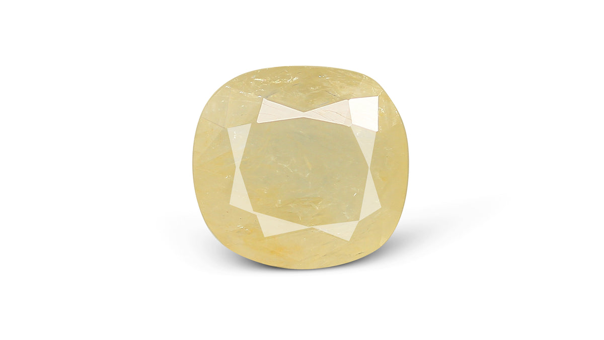Natural Yellow Sapphire (Pukhraj) 4.83 Carats / 5.31 Ratti