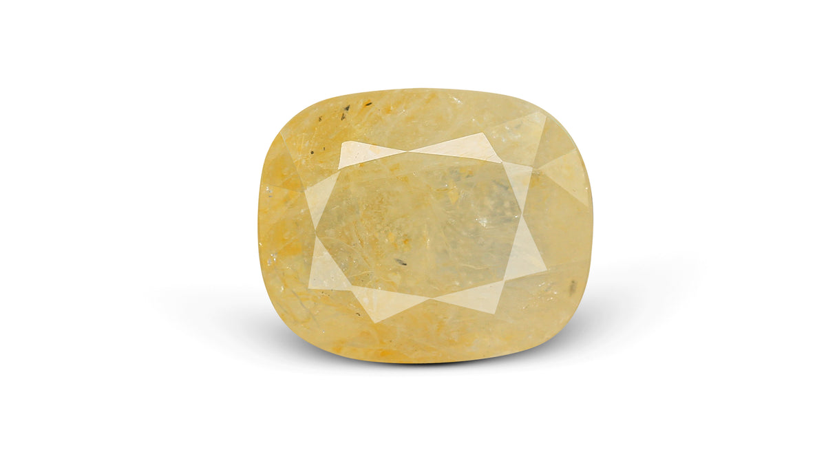 Natural Yellow Sapphire (Pukhraj) 12.48 Carats / 13.71 Ratti