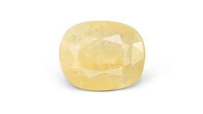 Natural Yellow Sapphire (Pukhraj) 7.63 Carats / 8.38 Ratti