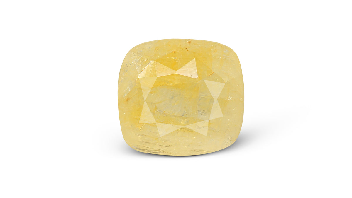 Natural Yellow Sapphire (Pukhraj) 12.11 Carats / 13.31 Ratti