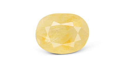 Natural Yellow Sapphire (Pukhraj) 4.92 Carats / 5.41 Ratti
