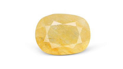 Natural Yellow Sapphire (Pukhraj) 6.62 Carats / 7.27 Ratti