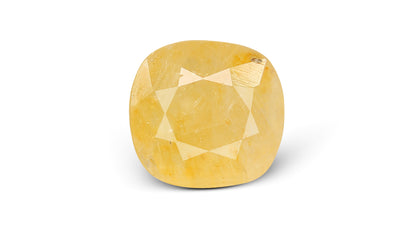 Natural Yellow Sapphire (Pukhraj) 6.62 Carats / 7.27 Ratti