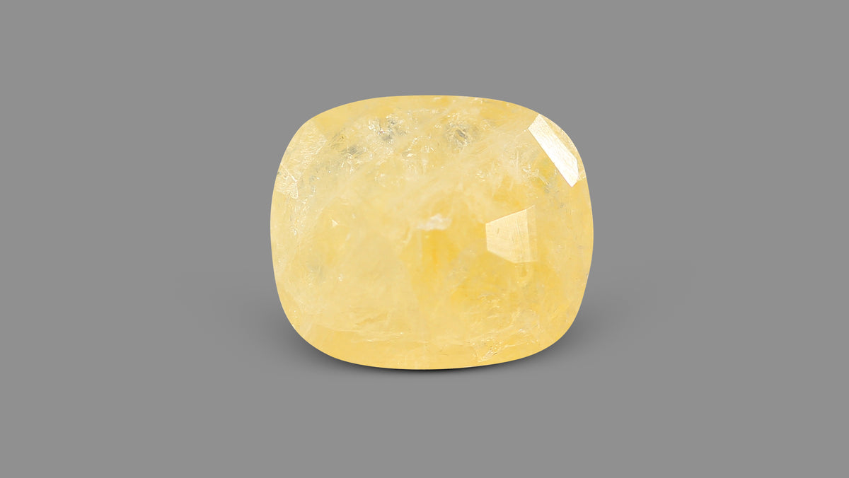 Natural Yellow Sapphire (Pukhraj) 10.04 Carats / 11.03 Ratti