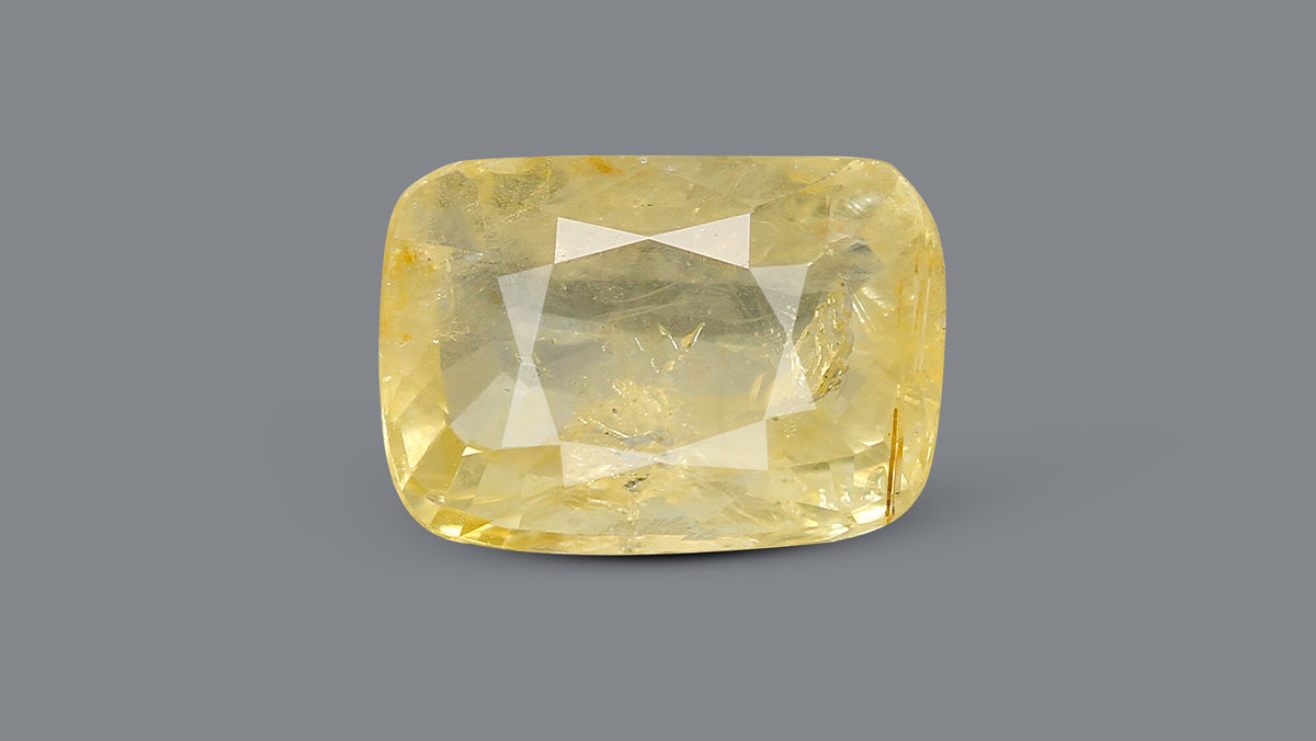 Natural Yellow Sapphire 6.96 Carats / 7.73 Ratti