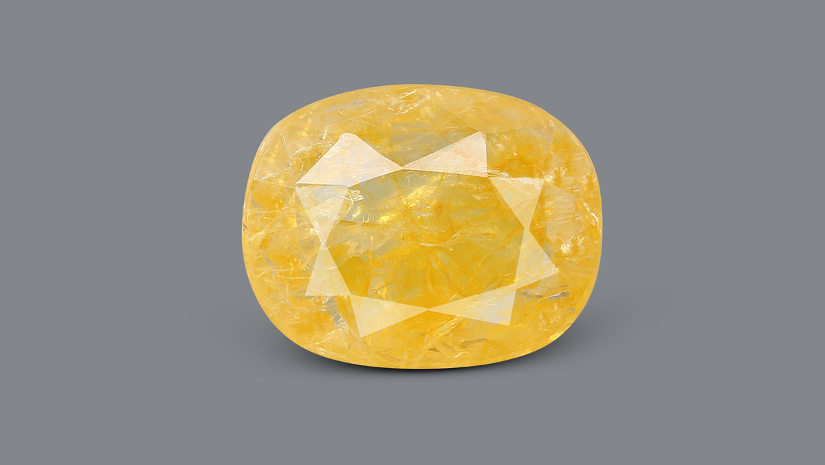 Natural Yellow Sapphire 8.65 Carats / 9.61 Ratti