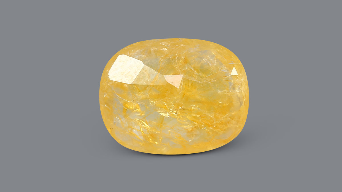 Natural Yellow Sapphire 8.65 Carats / 9.61 Ratti