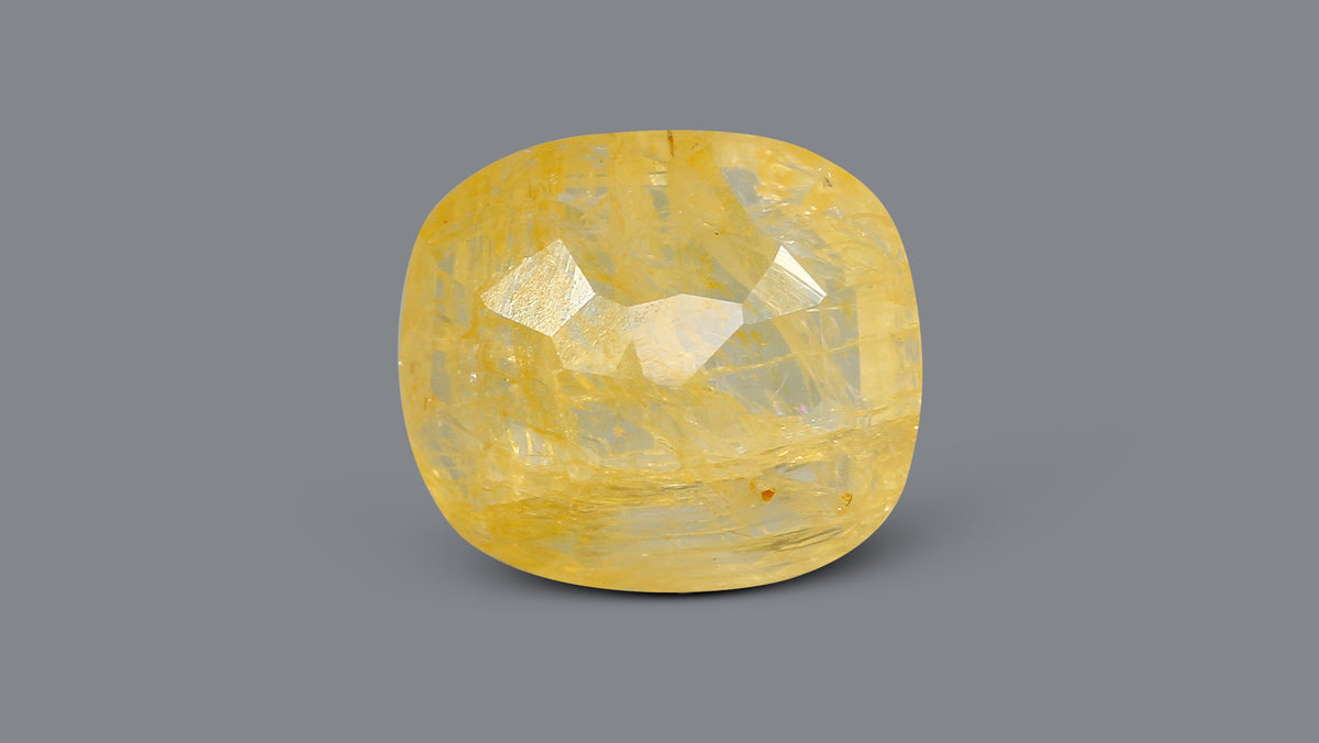Natural Yellow Sapphire 10.38 Carats / 11.53 Ratti