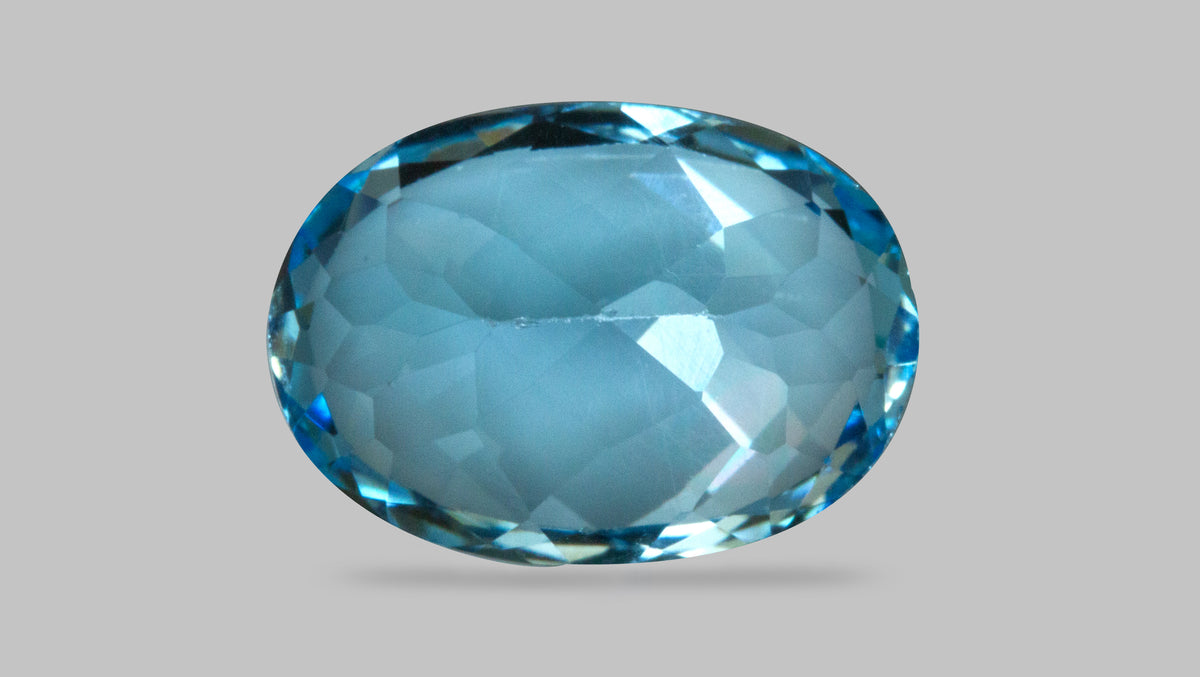 Natural Blue Topaz 7.56 Carats / 8.31 Ratti