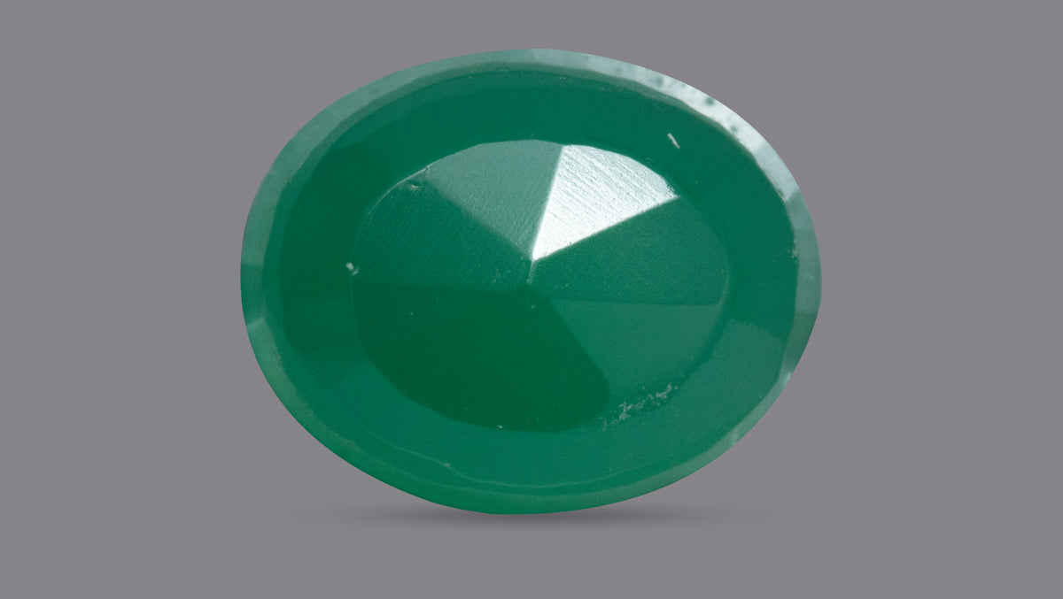 GREEN ONYX 12.77 CARATS / 14.03 Ratti