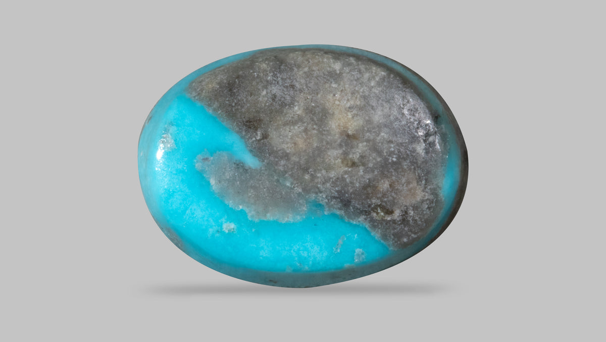 Irani Firoza (Turquoise) 11.58 Carats / 12.73 Ratti