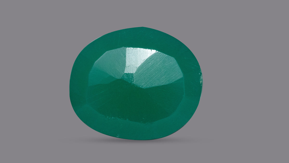 GREEN ONYX 5.15 CARATS / 5.66 Ratti