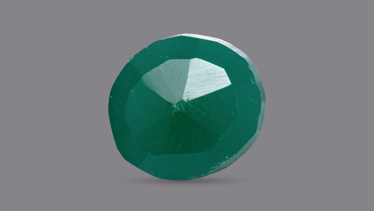 GREEN ONYX 4.63 CARATS / 5.09 Ratti