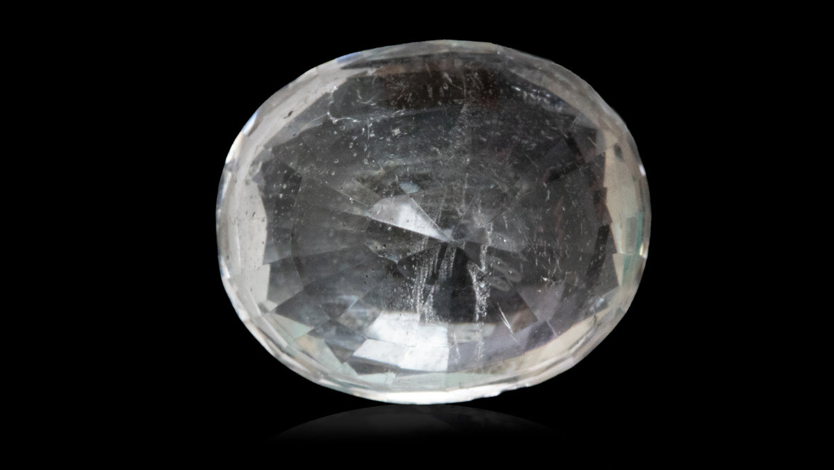 WHITE TOPAZ 5.82 CARATS / 6.4 Ratti