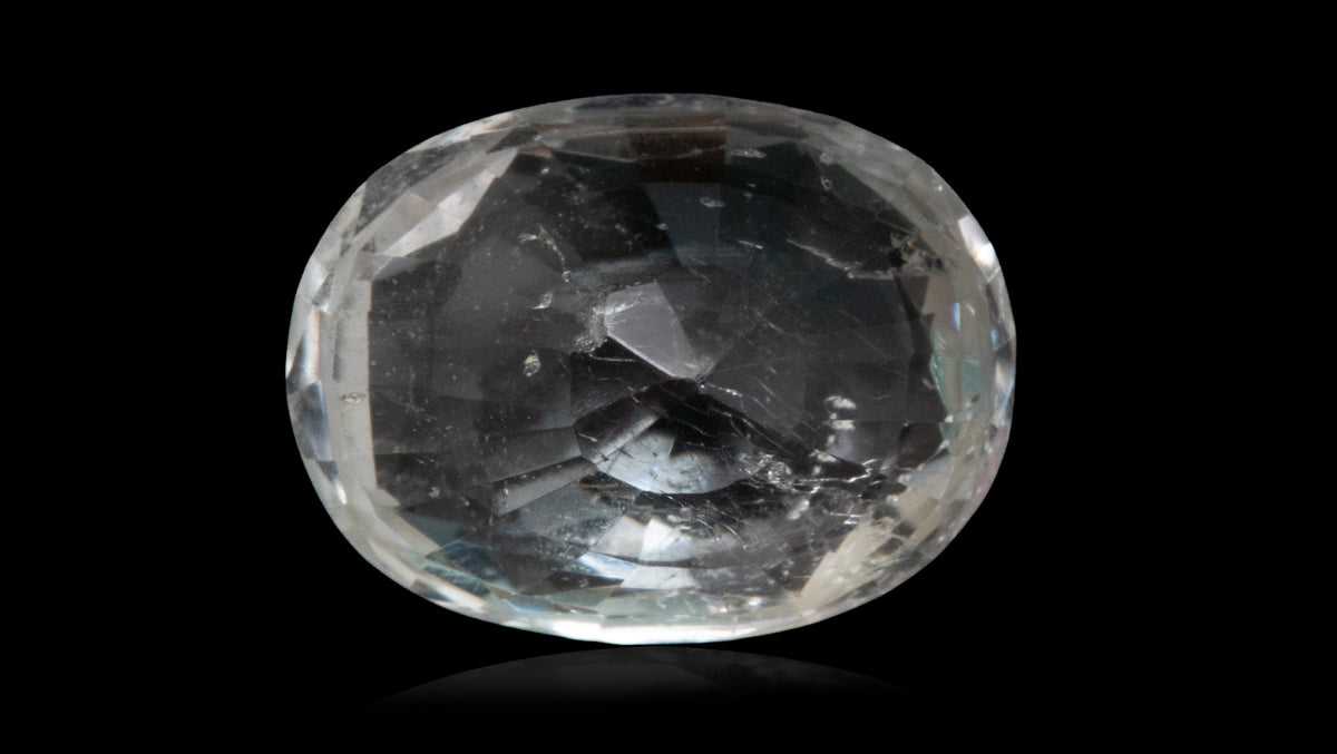 WHITE TOPAZ 5.87 CARATS / 6.45 Ratti