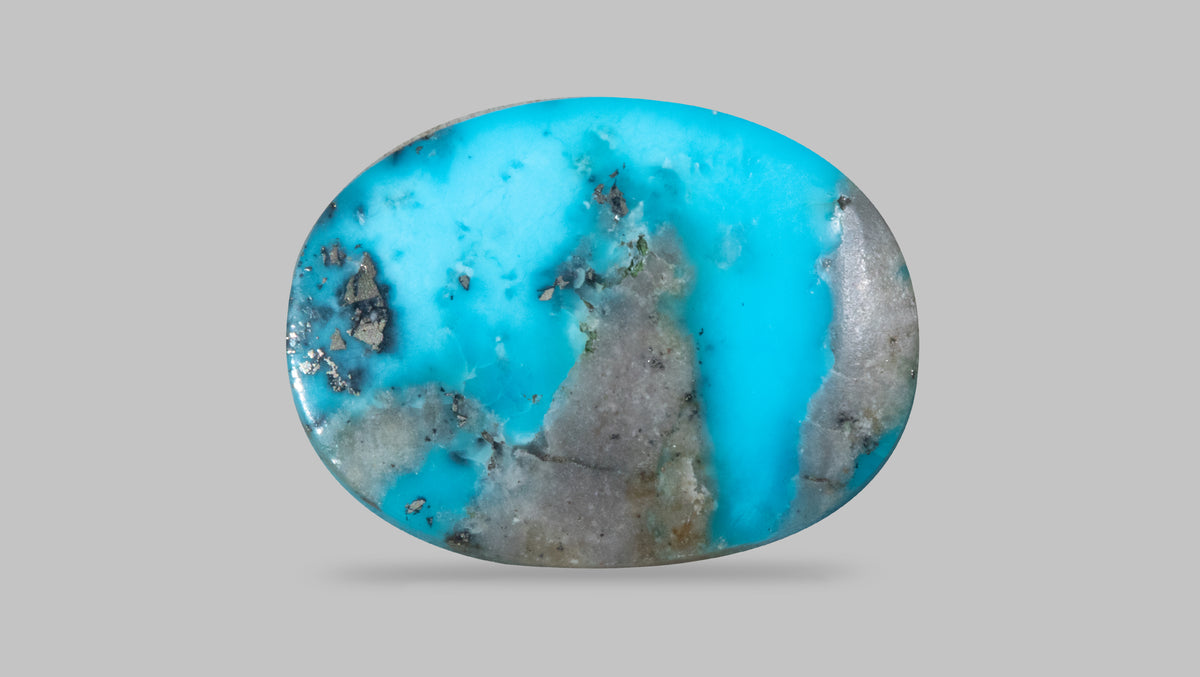 Irani Firoza (Turquoise) 13.08 Carats / 14.37 Ratti