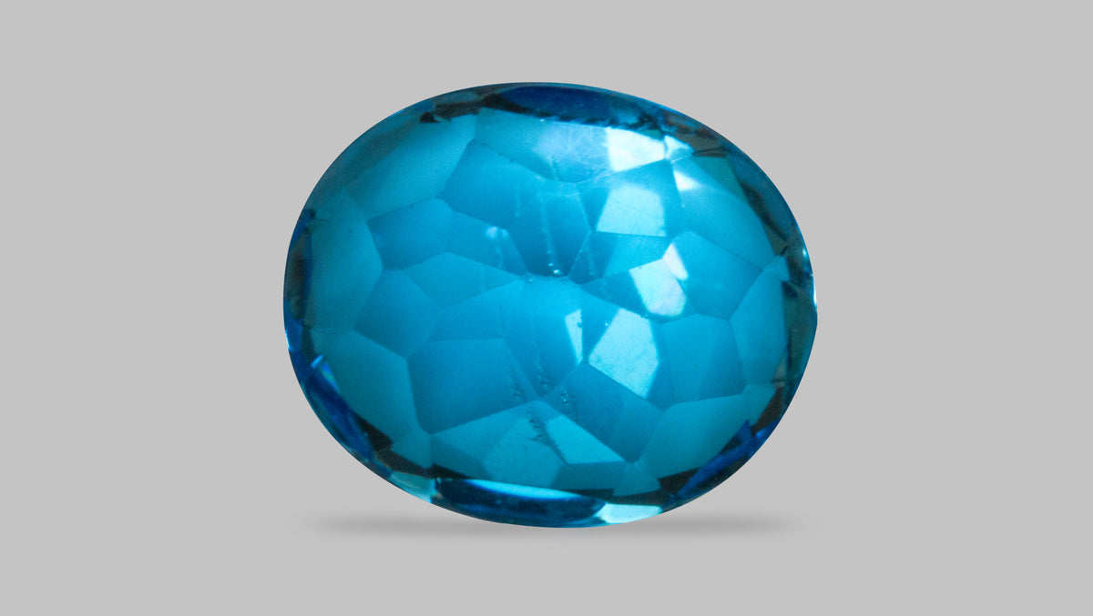 Natural Blue Topaz 6.45 Carats / 7.09 Ratti