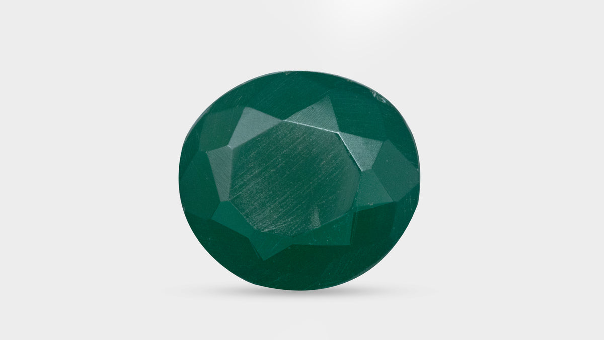GREEN ONYX 4.63 CARATS / 5.09 Ratti