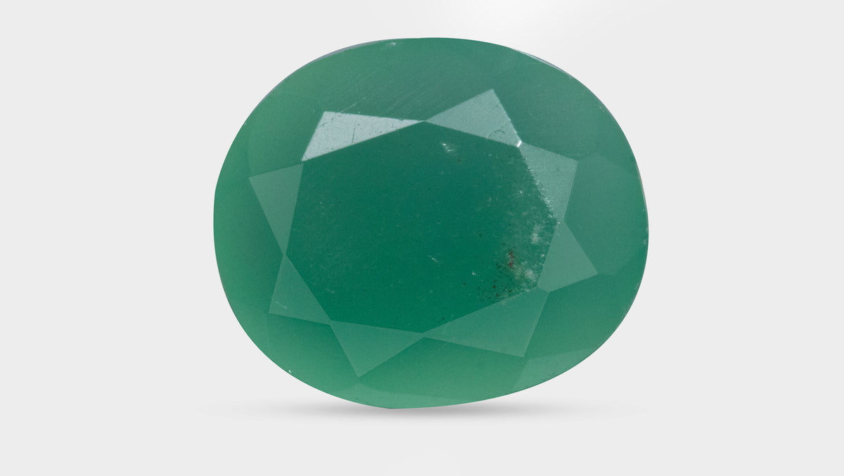 GREEN ONYX 7.20 CARATS / 7.91 Ratti