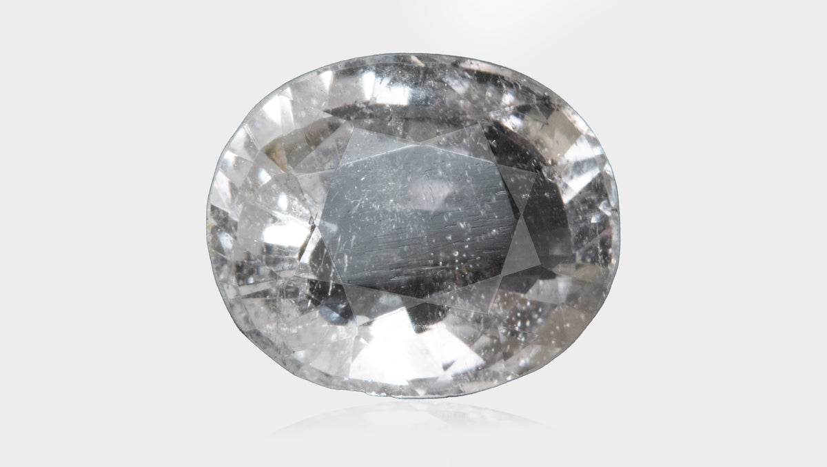 WHITE TOPAZ 5.82 CARATS / 6.4 Ratti