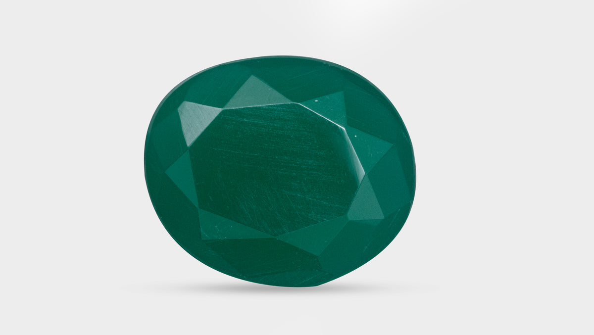GREEN ONYX 5.15 CARATS / 5.66 Ratti