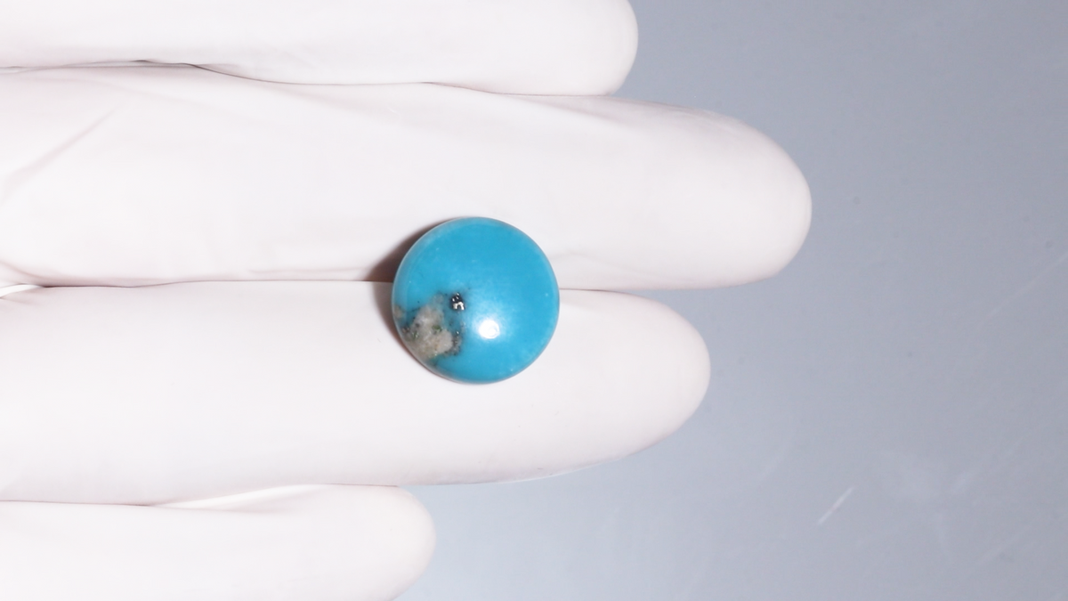 Irani Firoza (Turquoise) 9.46 Carats / 10.4 Ratti